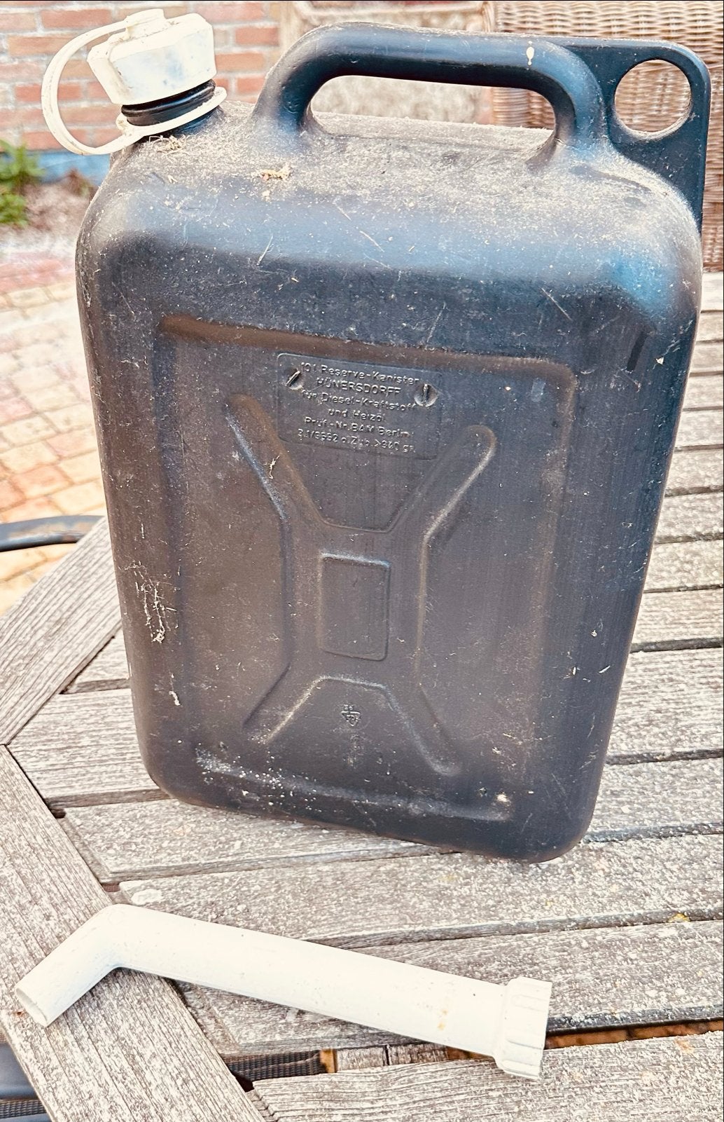 Hünersdorff Reserve-Kanister voor Diesel/Benzine, Auto diversen, Ophalen of Verzenden