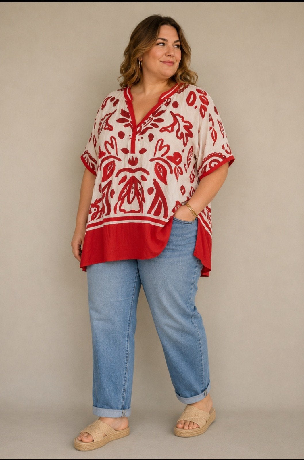 Frapp blouse/tuniek – zgan maat 50, Frapp, Maat 46/48 (XL) of groter, Ophalen of Verzenden, Zo goed als nieuw