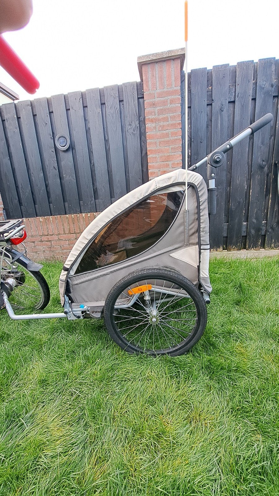 KESSER Cruiser Kinderfietskar 2in1 Jogger - Grijs, Ophalen