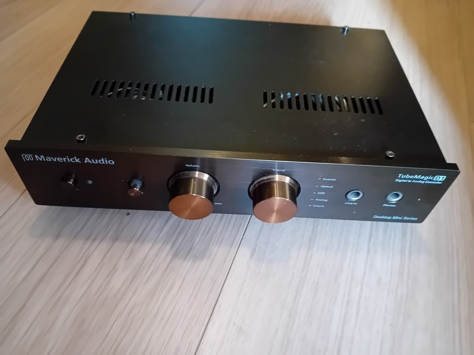 Maverick Audio TubeMagic D1 DAC met buizenbuffer, Audio, Tv en Foto, Ophalen of Verzenden, 120 watt of meer, Overige merken