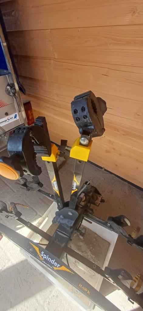 Spinder Hawk fietsendrager voor 2 fietsen, Ophalen, 2 fietsen, Gebruikt, Trekhaakdrager
