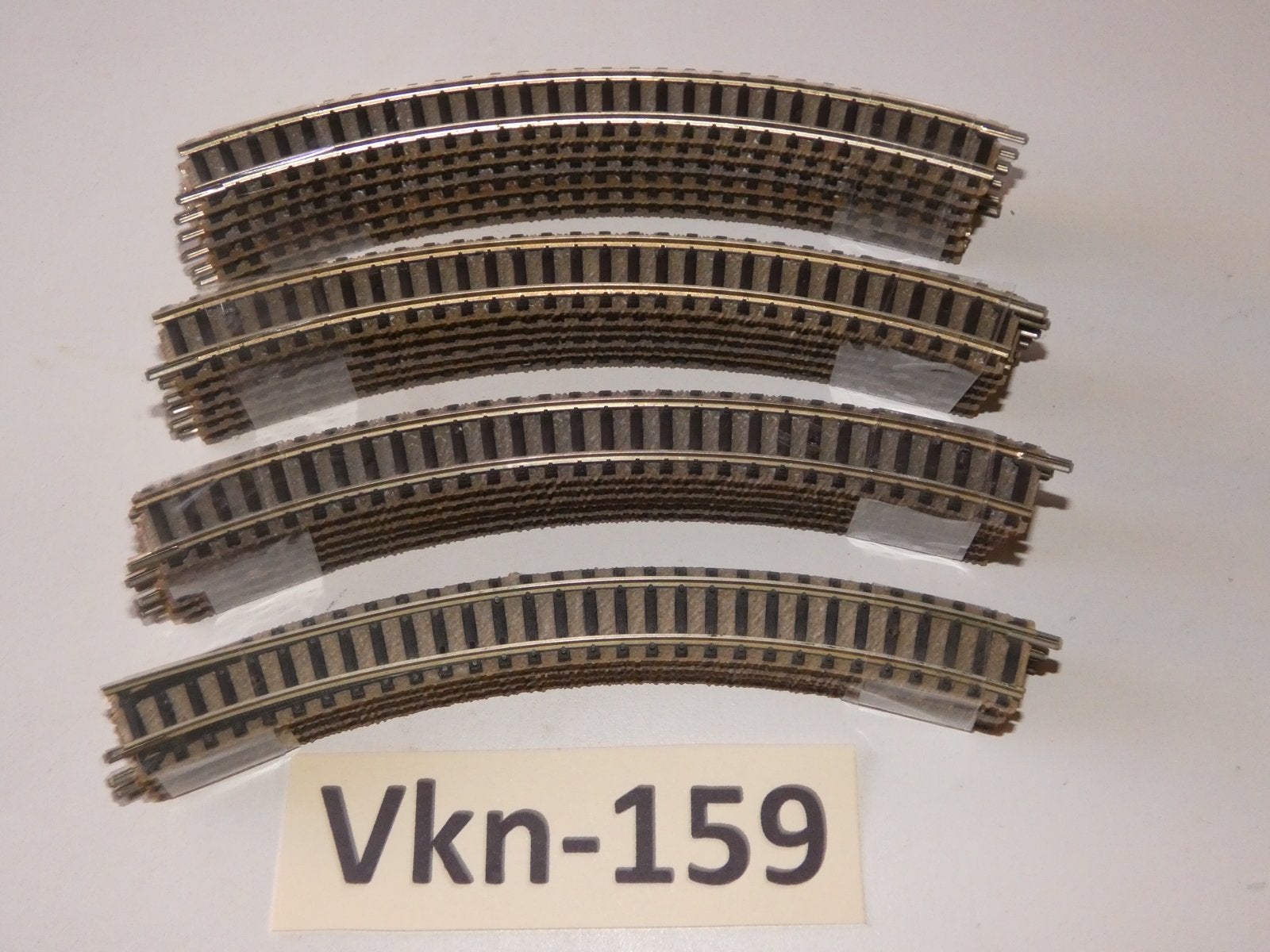 Vk-159 N Spoor Gebogen Rails 9120 Fleischmann Piccolo DB, Gebruikt, Gelijkstroom, Fleischmann, Rails