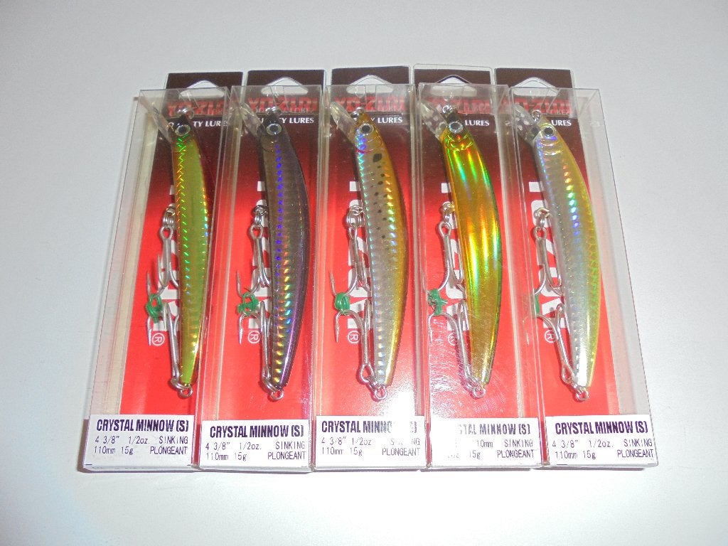 Yo-Zuri Crystal Minnow 11cm 15g Sinking ZeeBaars Rapala., Ophalen of Verzenden, Nieuw, Overige typen