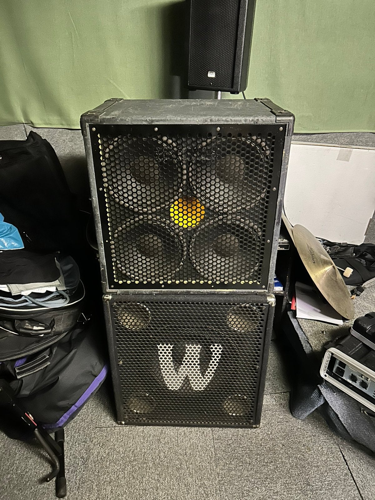 Speakerkasten bass te koop, Muziek en Instrumenten, Ophalen, Gebruikt, Elektrisch