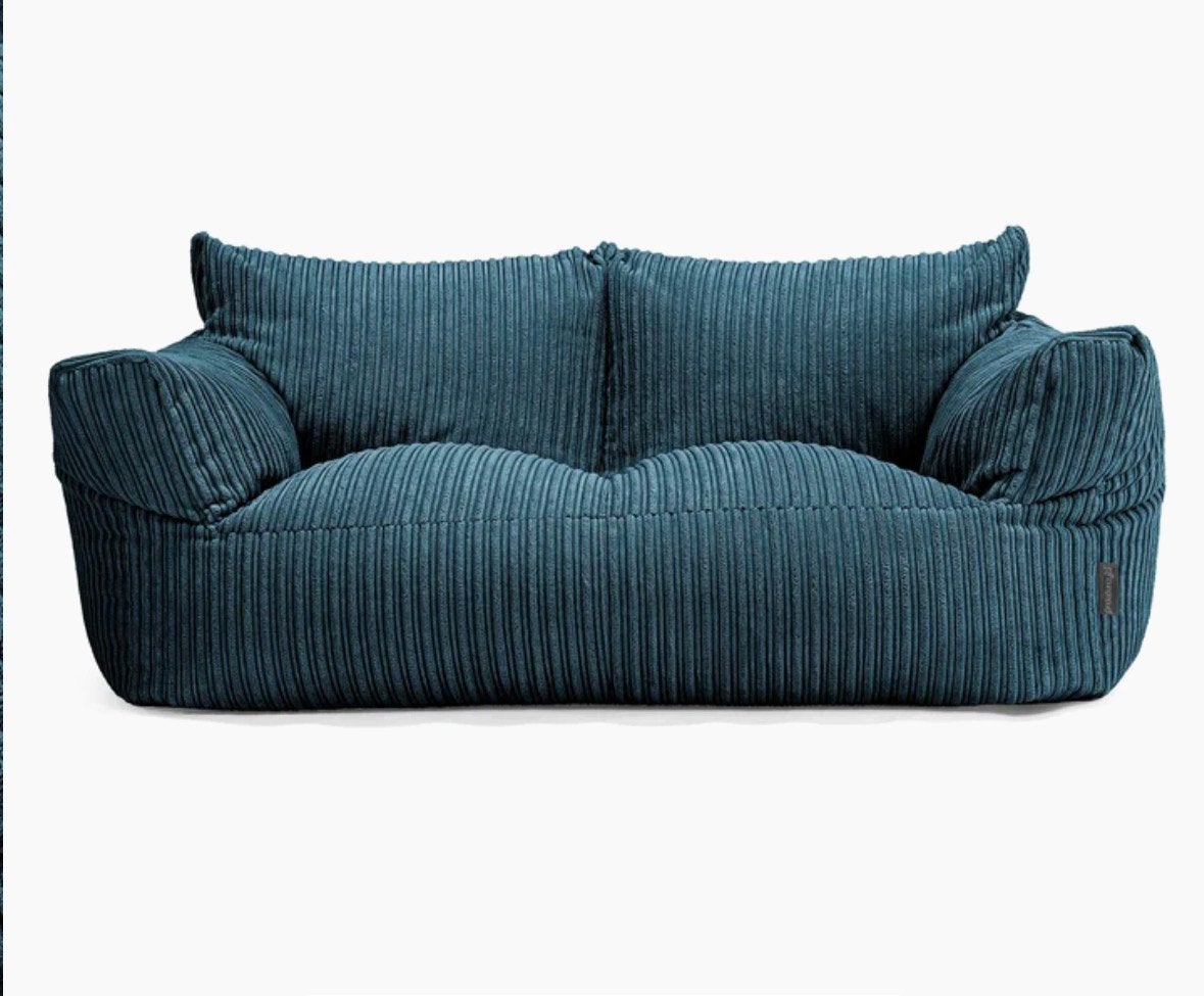 Big Bertha Josephine Zitzak Bank Corduroy Marineblauw, Ophalen, Nieuw, Blauw, Zitzak
