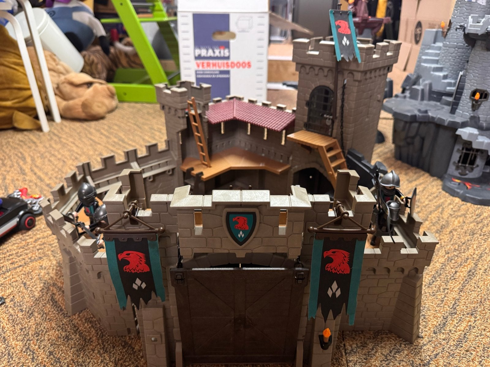 Playmobil Kasteel 4866 - Drakenridders Vesting, Complete set, Ophalen of Verzenden, Zo goed als nieuw, Kasteel/Fort