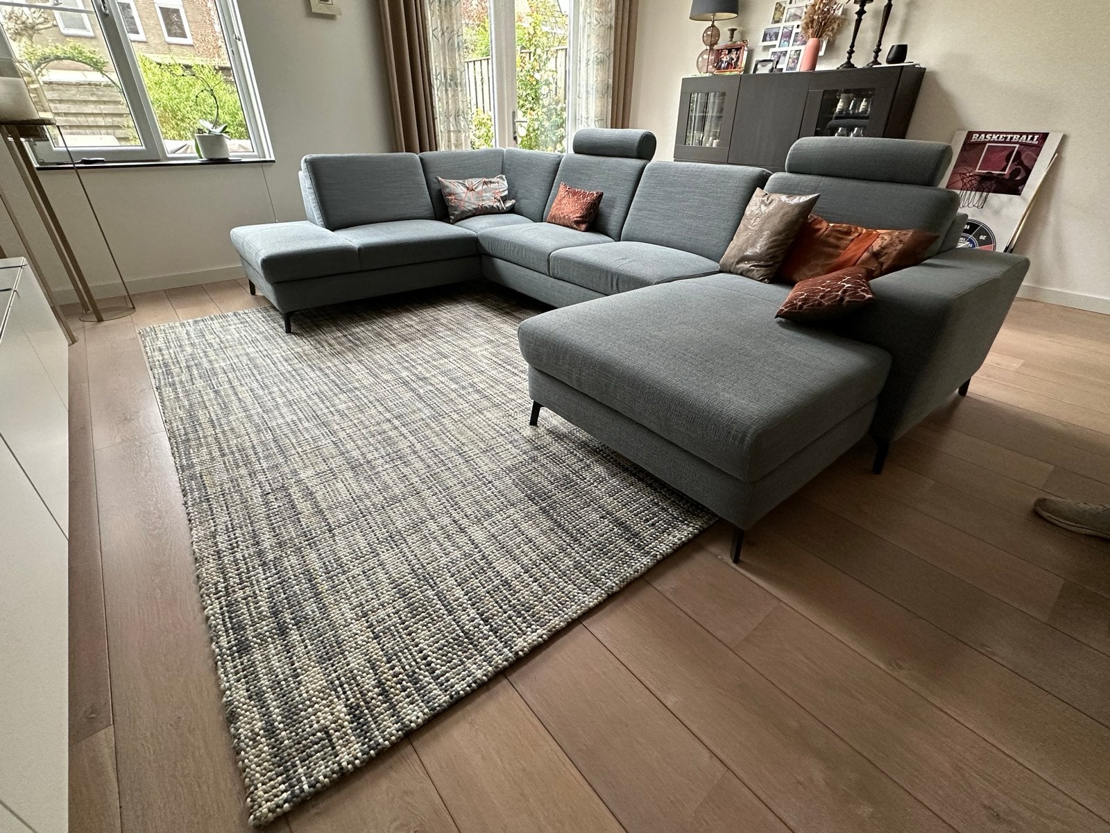 De Munk Carpets Vloerkleed - Casual Mirone 220x300 cm, Ophalen, Gebruikt, Beige, 200 cm of meer