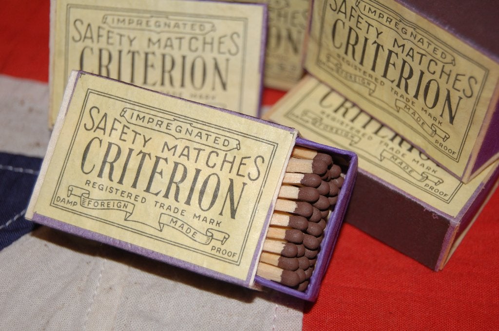 WO2 Britse safety matches, Verzamelen, Ophalen of Verzenden, Landmacht, Engeland, Overige typen