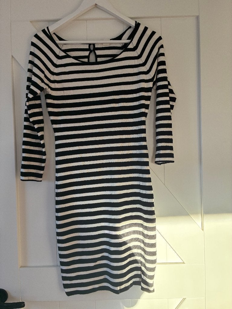 Jurk H&M, Kleding | Dames, Maat 38/40 (M), H&M, Zwart, Ophalen of Verzenden