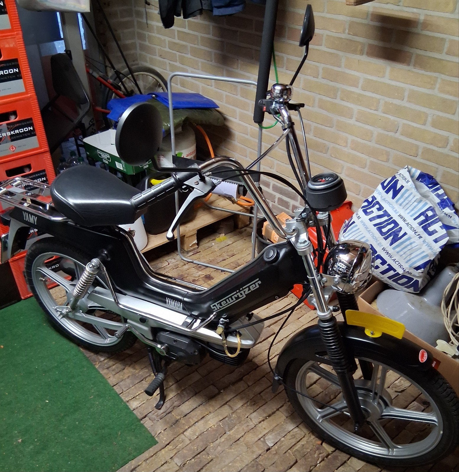 Yamaha Yamy Bromfiets - Klassieke Stijl, Ophalen, Tweetakt, Gebruikt, Yamaha