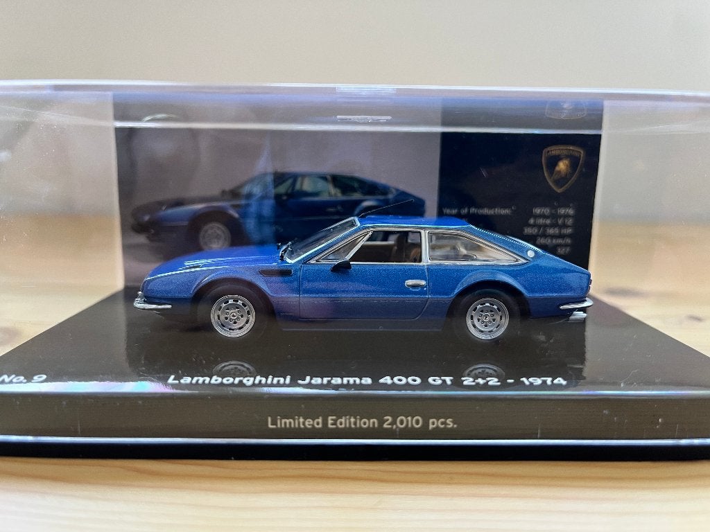 Minichamps Lamborghini Jarama 400 GT 2+2 1:43, Verzenden, Zo goed als nieuw, Auto, MiniChamps