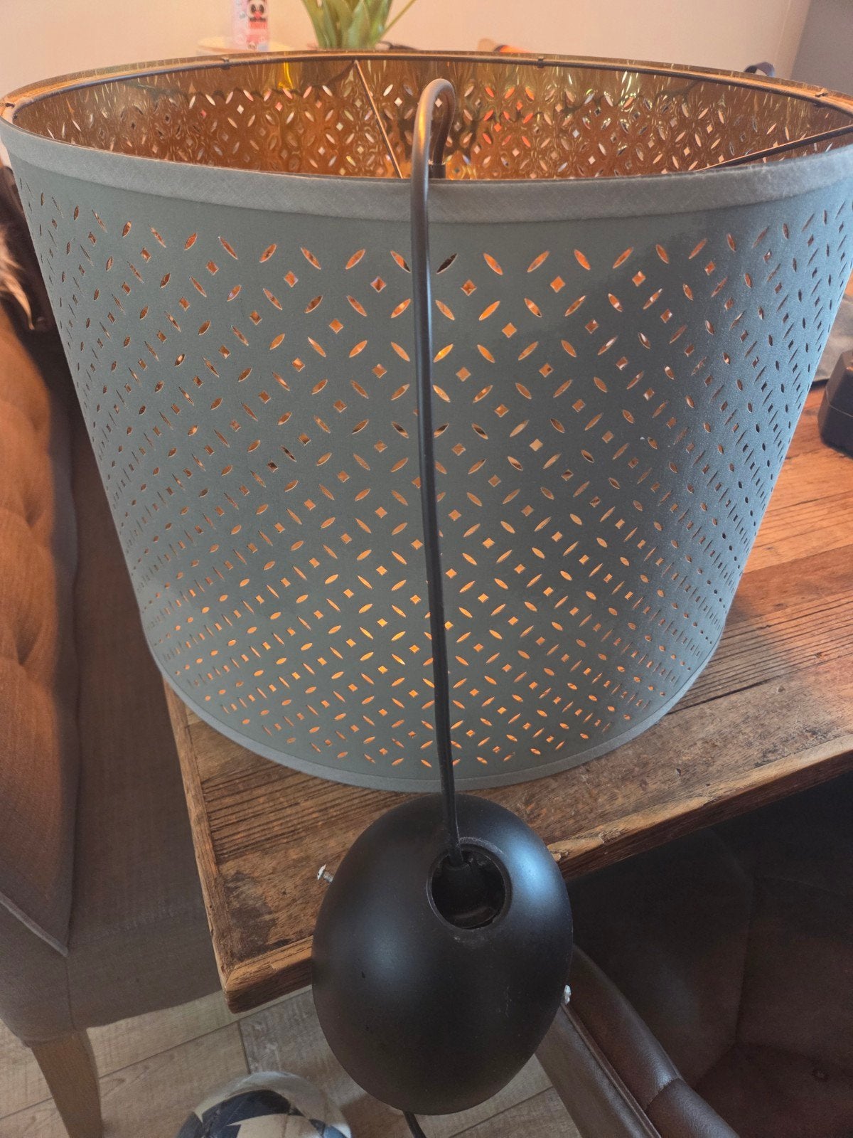 Ikea lamp - Zo goed als nieuw, Modern, Sfeervol, E27 (groot), Ophalen of Verzenden, Textiel