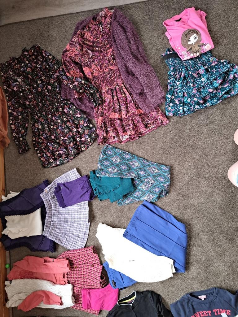 Pakket 140/146, Ophalen of Verzenden, Gebruikt, Meisje, Overige typen