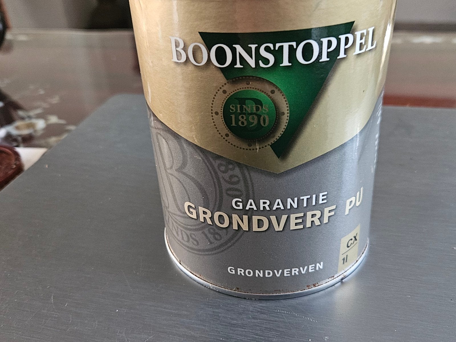 Boonstoppel Garantie Grondverf PU Zwartblauw RAL 5004 - 1L, Blauw, Nieuw, Ophalen of Verzenden, Verf