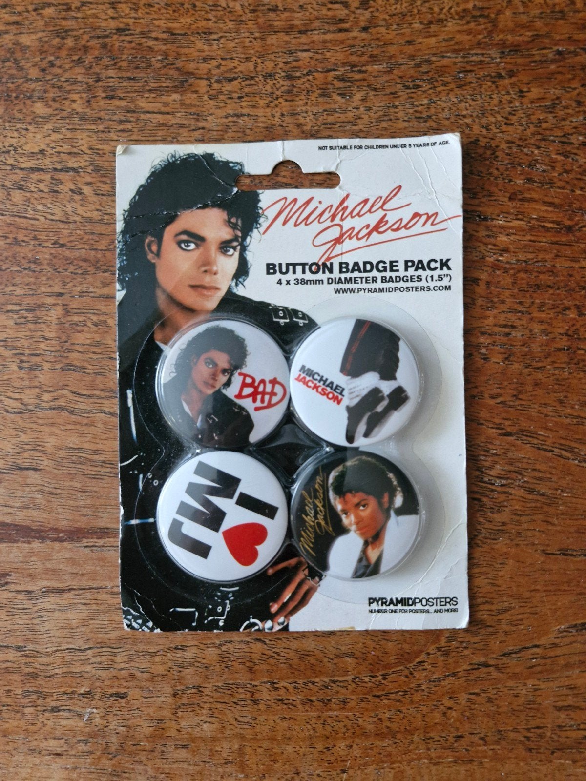 Michael Jackson Button Badge Pack - 4 badges, Verzamelen, Ophalen of Verzenden, Nieuw, Overige onderwerpen, Button