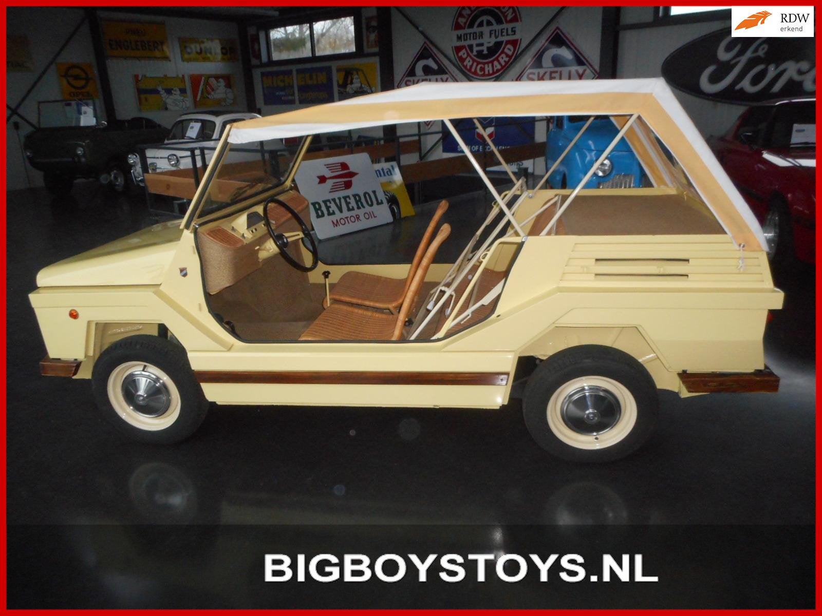 Fiat 500 Moretti Mini Maxi Beachcar, Achterwielaandrijving, Overige carrosserieën, Geel, Bruin