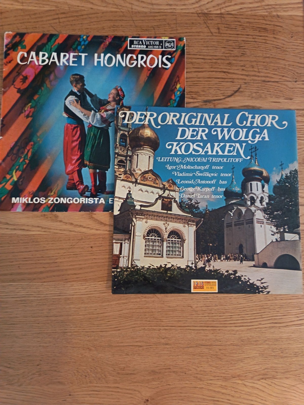 2x LP: Der Original Chor Der Wolga Kosaken & Cabaret Hongro, Cd's en Dvd's, Vinyl | Pop, Gebruikt, Overige genres, LP, 12 inch