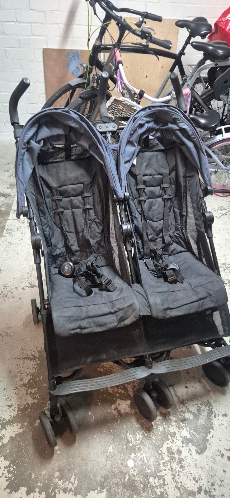 Britax Holiday Duo Buggy tweeling - Compacte Duowagen, Gebruikt, Duowagen, Ophalen, Kinderwagen
