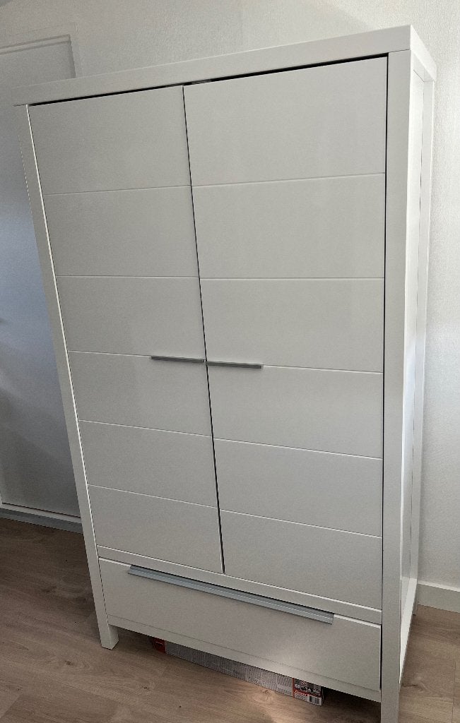 Kledingskast Bopita hoogglans wit, Gebruikt, 100 tot 150 cm, 150 tot 200 cm, 50 tot 75 cm