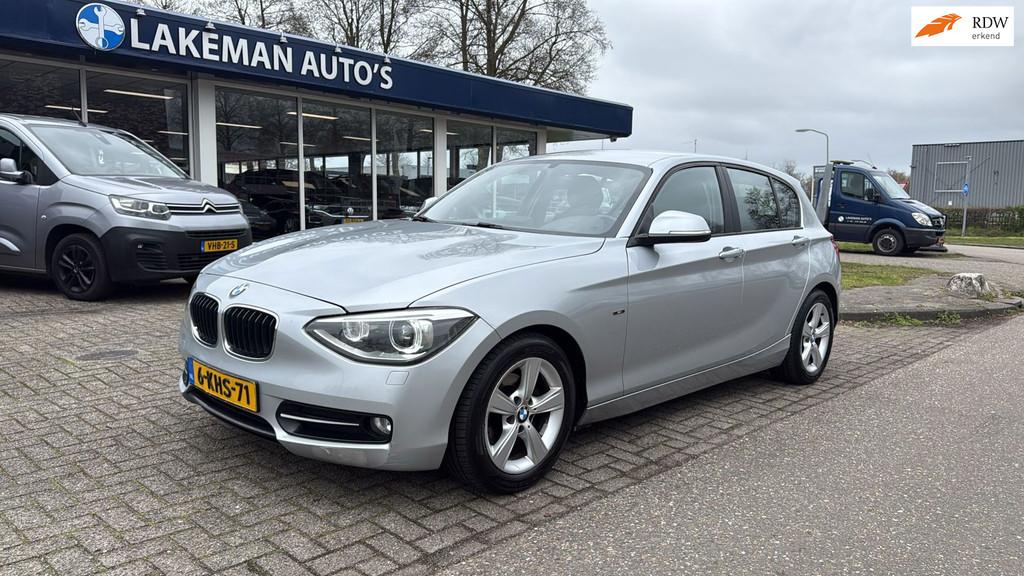 BMW 1-serie 114i EDE Business Sport Silverline Huurkoop Inru, 1-Serie, Achterwielaandrijving, Gebruikt, Euro 6