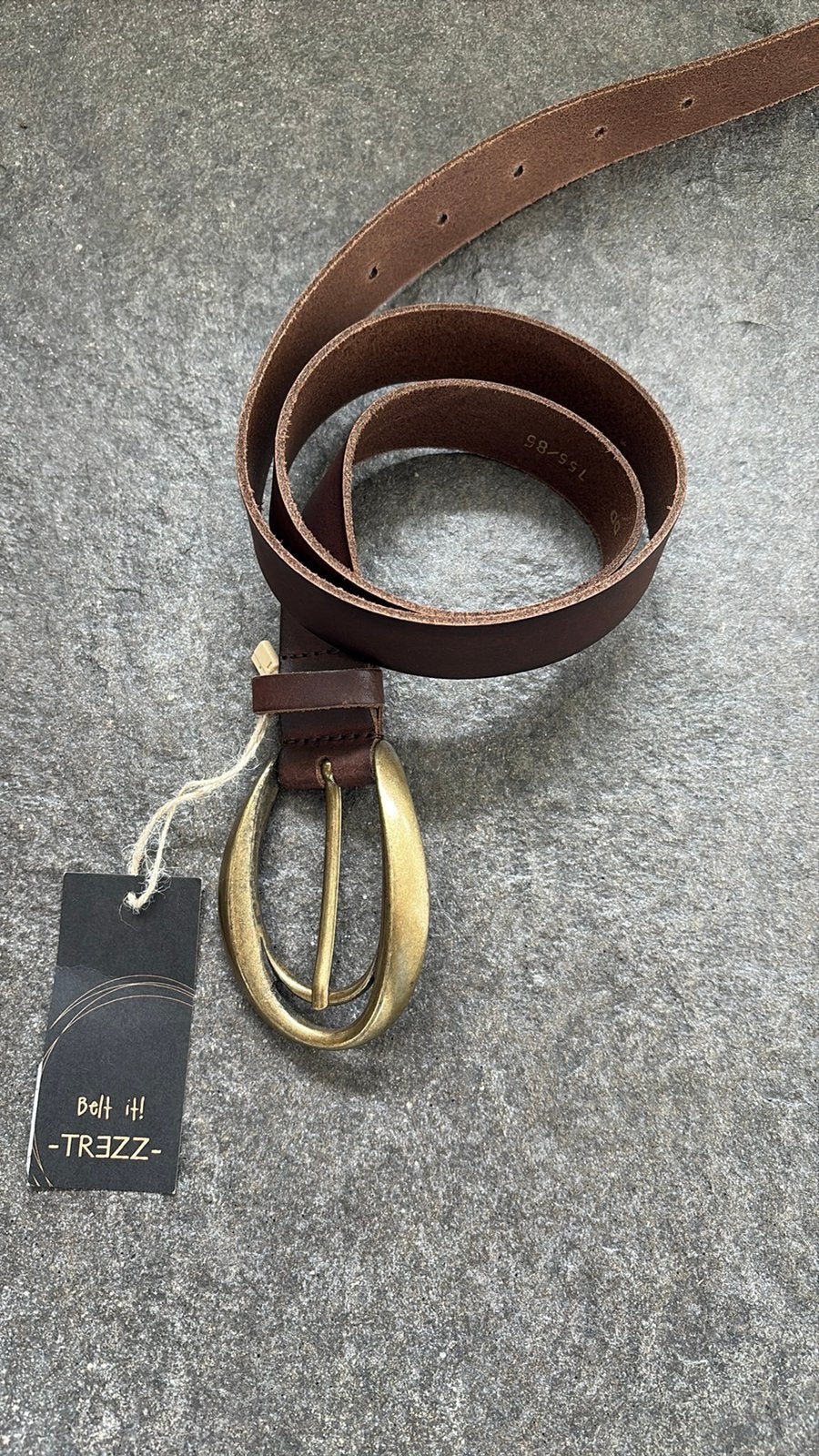Trezz riem, 80 tot 90 cm, Echt leder, Nieuw, Heupriem