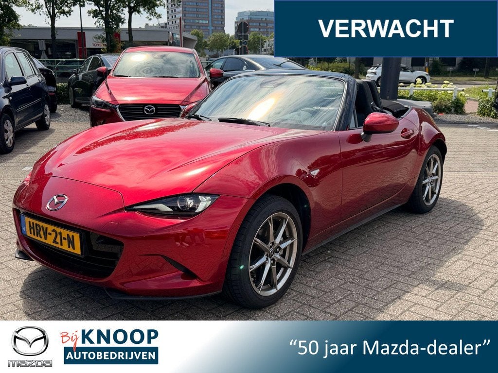 Mazda MX-5 1.5 SkyActiv-G 132 Exclusive-Line |Garantie tot j, Auto's, Keurmerk '100% Onderhouden', Achterwielaandrijving, Euro 6