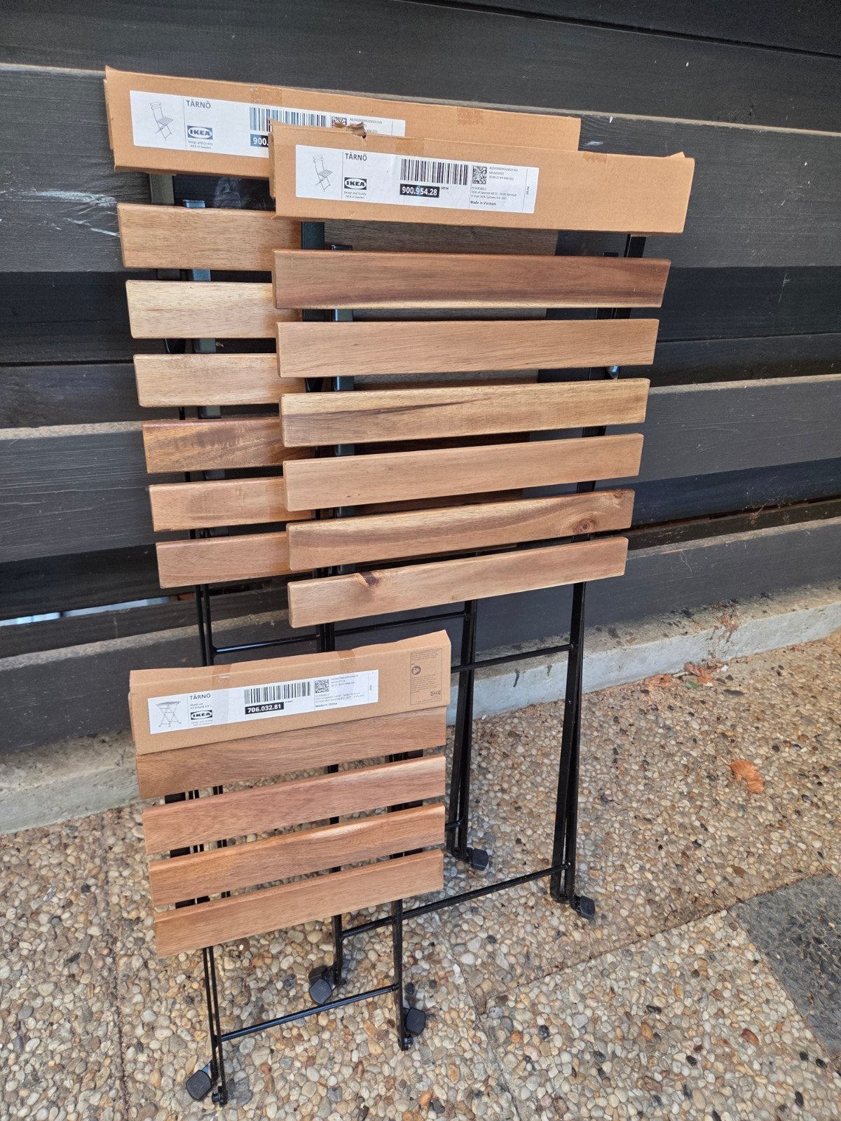 IKEA TÄRNÖ Klapstoelen - Nieuw in doos (2 stuks) met tafeltj, Ophalen, Nieuw, Hout, Inklapbaar