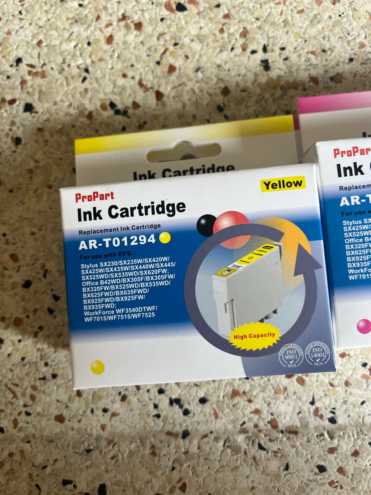 Inkt cartridges - 2x 4 kleuren - nieuw in verpakking, Ophalen, Nieuw, Cartridge