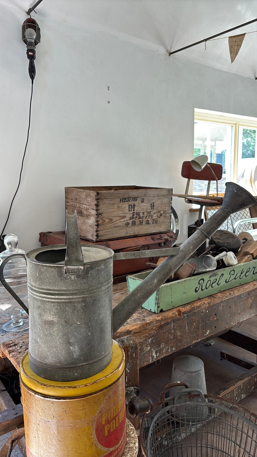 Zinken gieter, Ophalen of Verzenden, Gebruikt