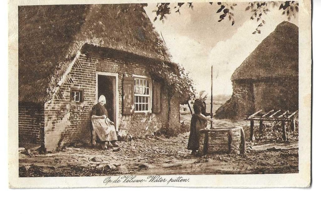 veluwe  waterputten  1938, Verzenden, 1920 tot 1940, Gelopen, Gelderland