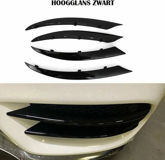 Bumper Grill Spoiler Voor Mercedes C Klasse W205 AMG Pack Ro