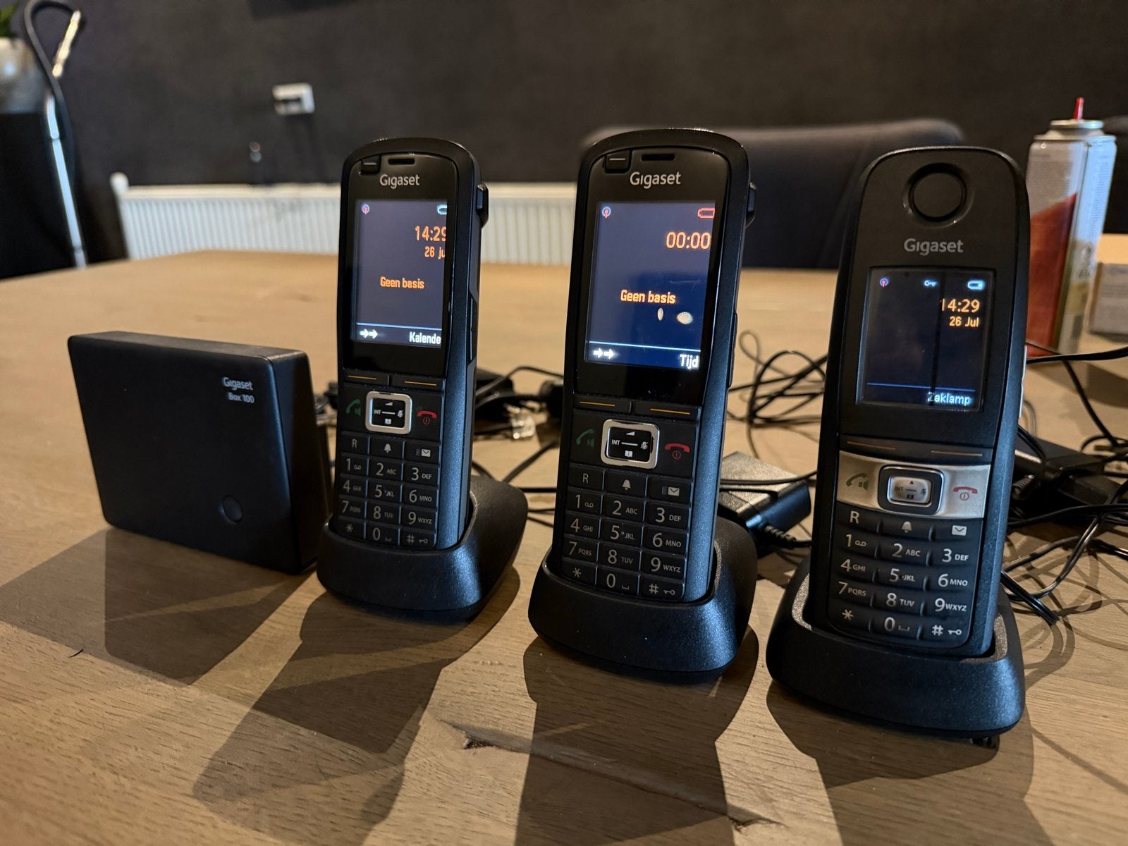 Gigaset E630 R700H Pro Trio DECT-telefoonset met 3 handsets, Ophalen of Verzenden, Gebruikt, 3 handsets