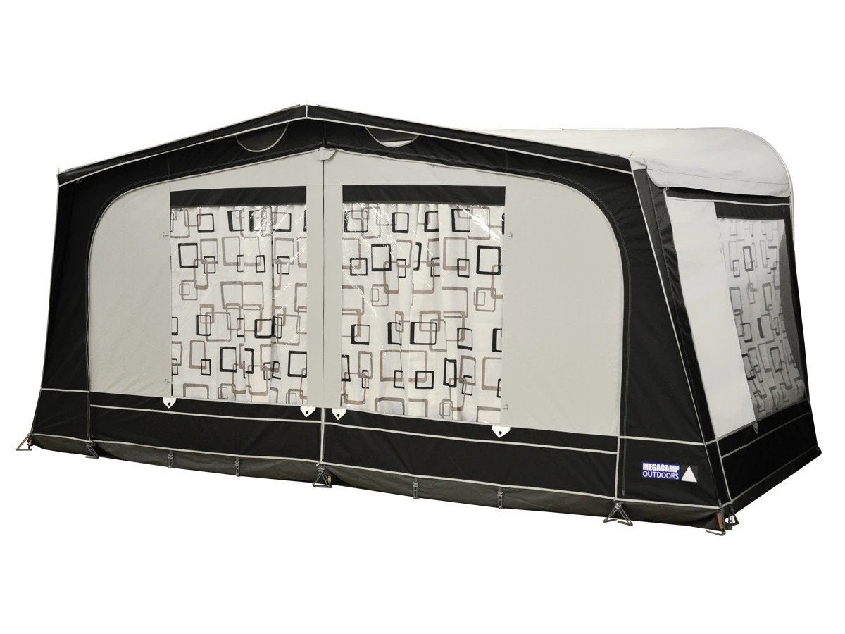 Megacamp soleil voortent voor caravan maat 14, Ophalen, Gebruikt, PVC, Overige merken