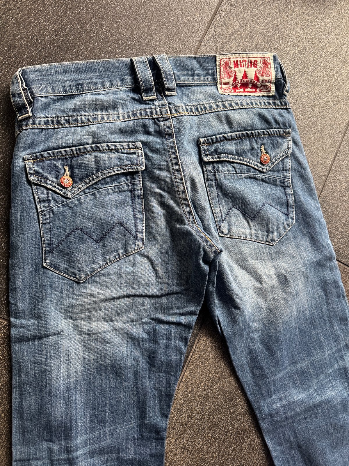 Foto 24 van Vintage Mustang skater baggy denim jeans
