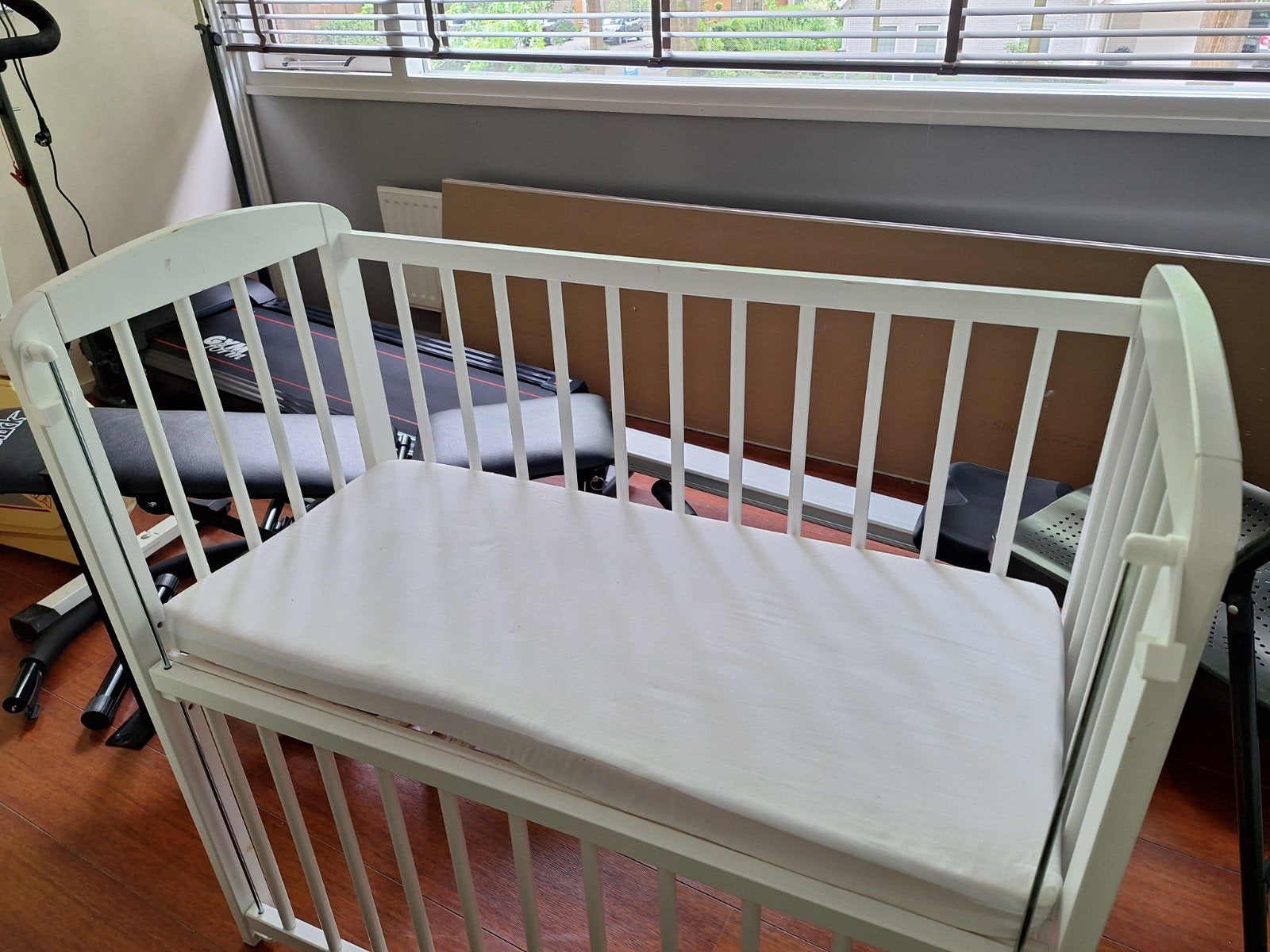 witte co-sleeper, Kinderen en Baby's, Ophalen, Gebruikt, Wieg
