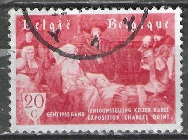 Belgie 1955 - Yvert/OBP 964 - Keizer Karel te Gent (ST), Verzenden, Gestempeld, Kunst