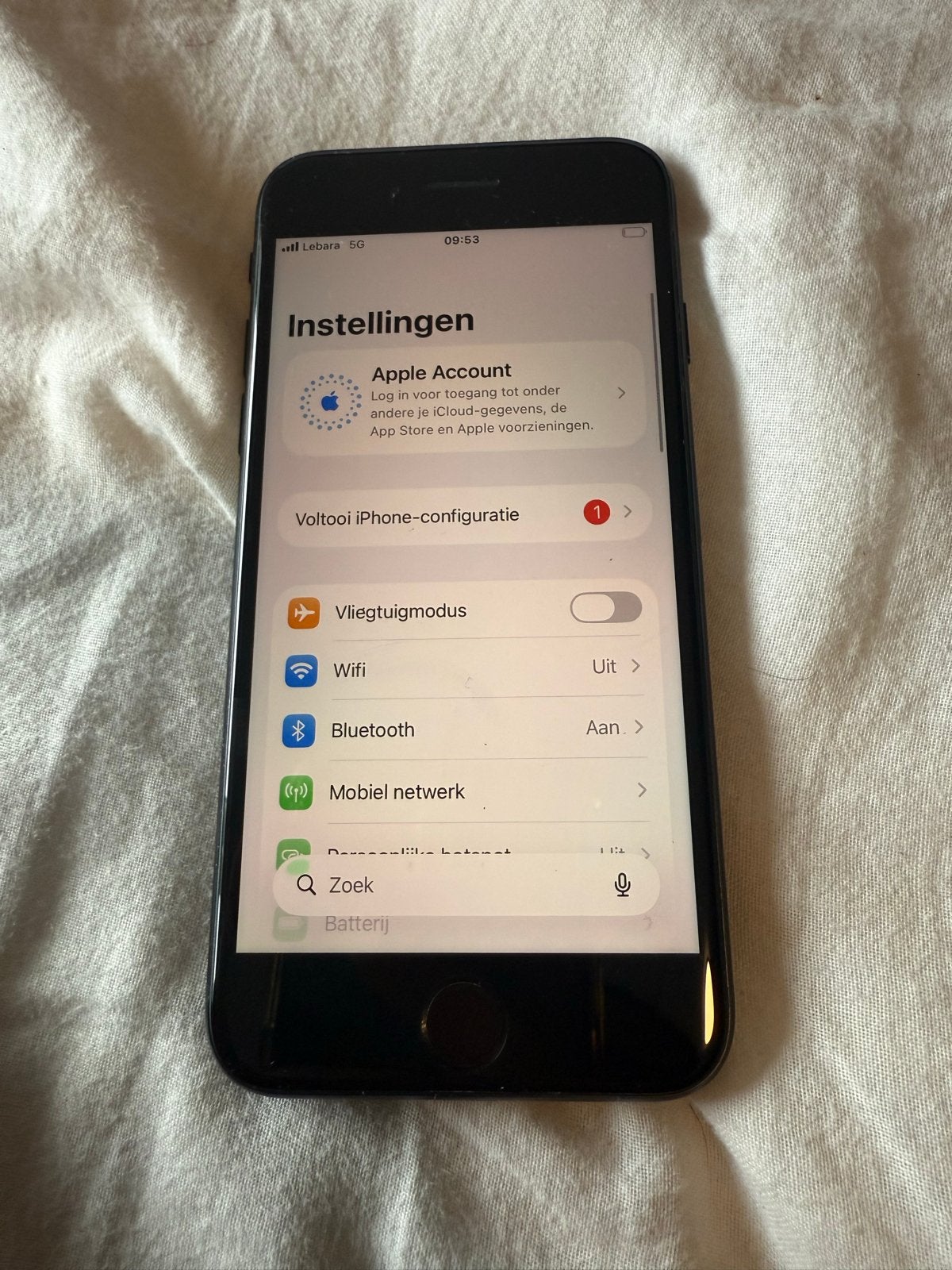 iPhone SE (2020) Zwart - Zo goed als nieuw 128gb, Telecommunicatie, Mobiele telefoons | Apple iPhone, Ophalen, Zwart, Zo goed als nieuw