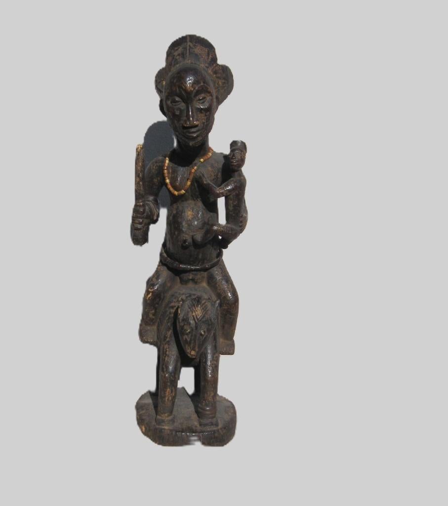 Afrikaans Yoruba ruiterbeeld, Shango?, Antiek en Kunst, Kunst | Niet-Westerse kunst, Ophalen
