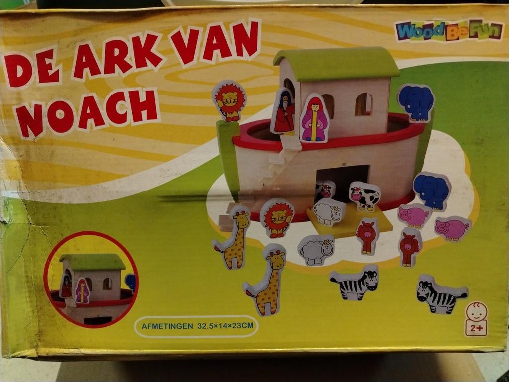 De Ark van Noach, houten speelgoed, Kinderen en Baby's, Speelgoed | Houten speelgoed, Ophalen, Nieuw, Overige typen