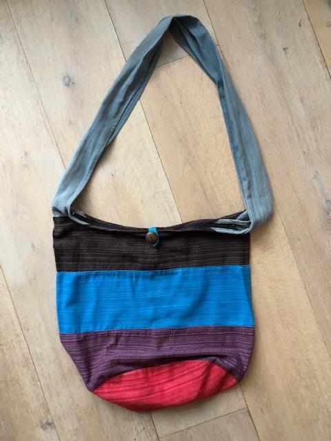 Nieuw! Hippie crossbody unisex geweven tas., Ophalen of Verzenden, Nieuw, Overige kleuren, Overige typen