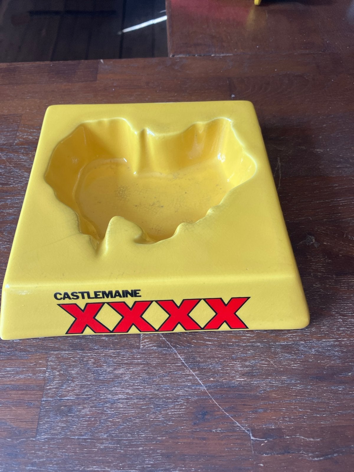 Vintage Castlemaine XXXX Asbak - Australië Kaart, Ophalen of Verzenden, Gebruikt, Asbak