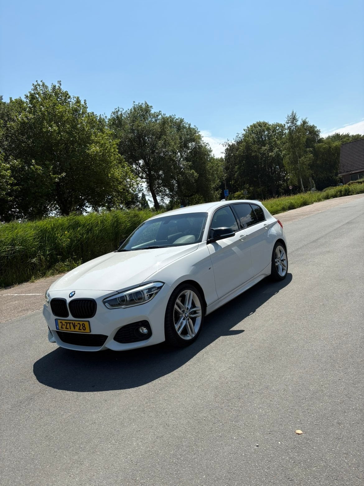 BMW 116i M Sport Facelift (2015), Auto's, BMW, 1-Serie, Achterwielaandrijving, 1280 kg, Alcantara