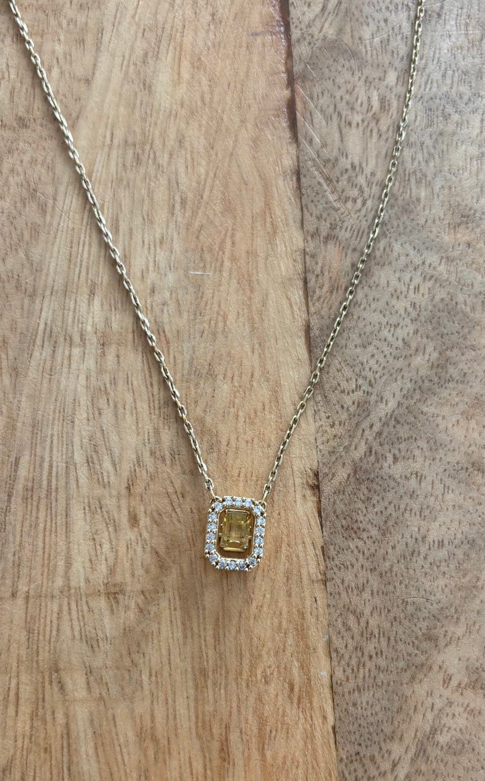 Swarovski ketting met hanger ‘Una’, Sieraden, Tassen en Uiterlijk, Ophalen of Verzenden, Zo goed als nieuw, Zilver, Overige materialen