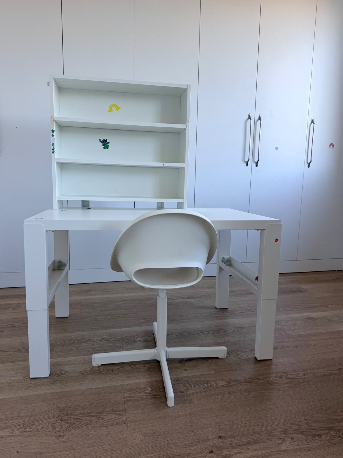 IKEA PÅHL verstelbaar kinderbureau met opzetstuk en LOBERGET, Huis en Inrichting, Ophalen, Gebruikt, In hoogte verstelbaar, IKEA