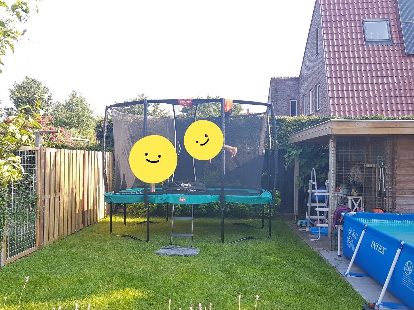 BERG Trampoline Ultim Champion, Ophalen, Gebruikt