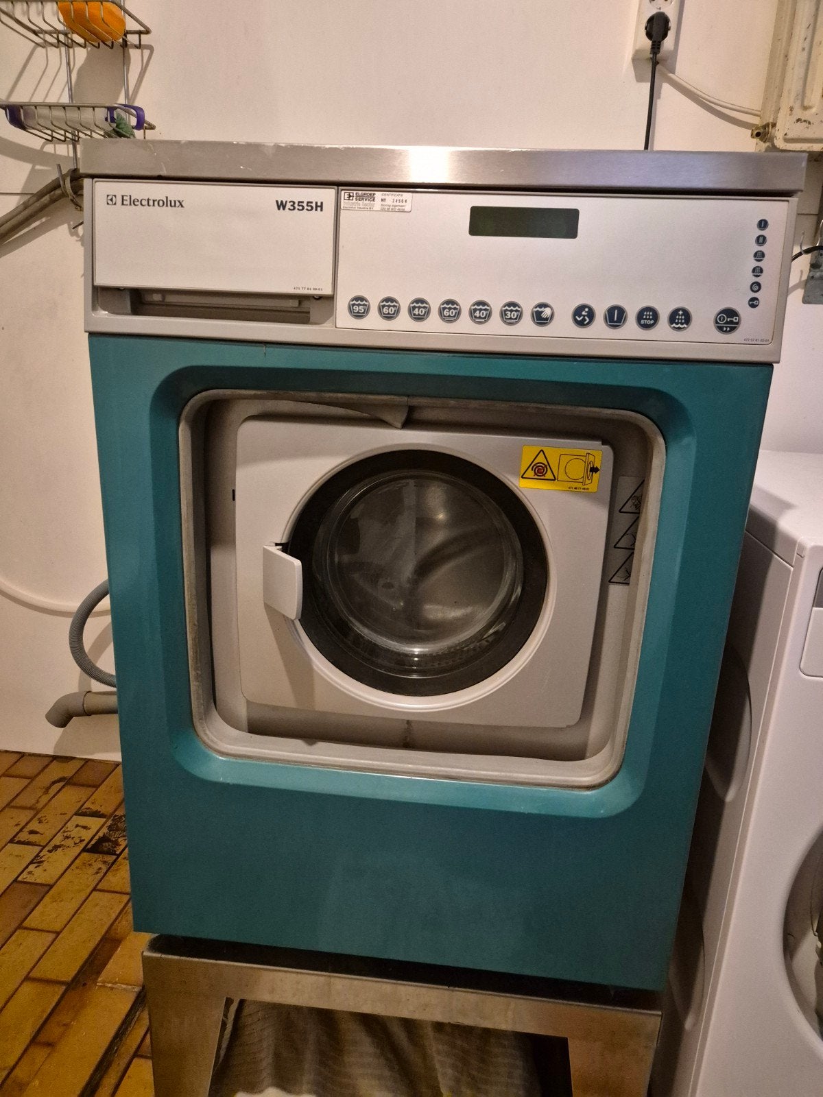 Electrolux W355H Industriële Wasmachine - Klein Defect, 6 tot 8 kg, Ophalen of Verzenden, Voorlader, 95 cm of meer
