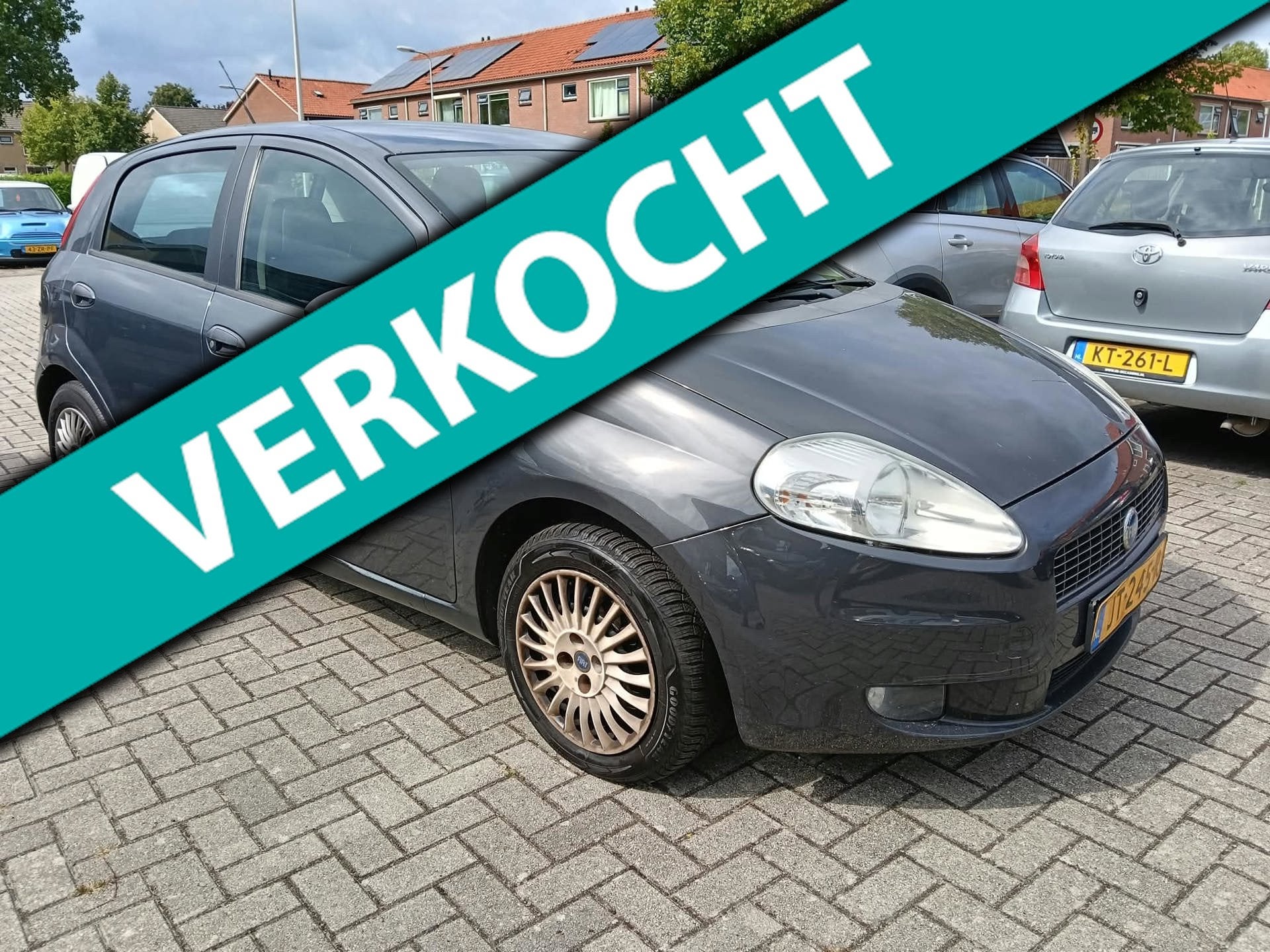 Fiat Grande Punto 1.4-16V Edizione Lusso, Auto's, Voorwielaandrijving, Zwart, 400 kg, Grande Punto