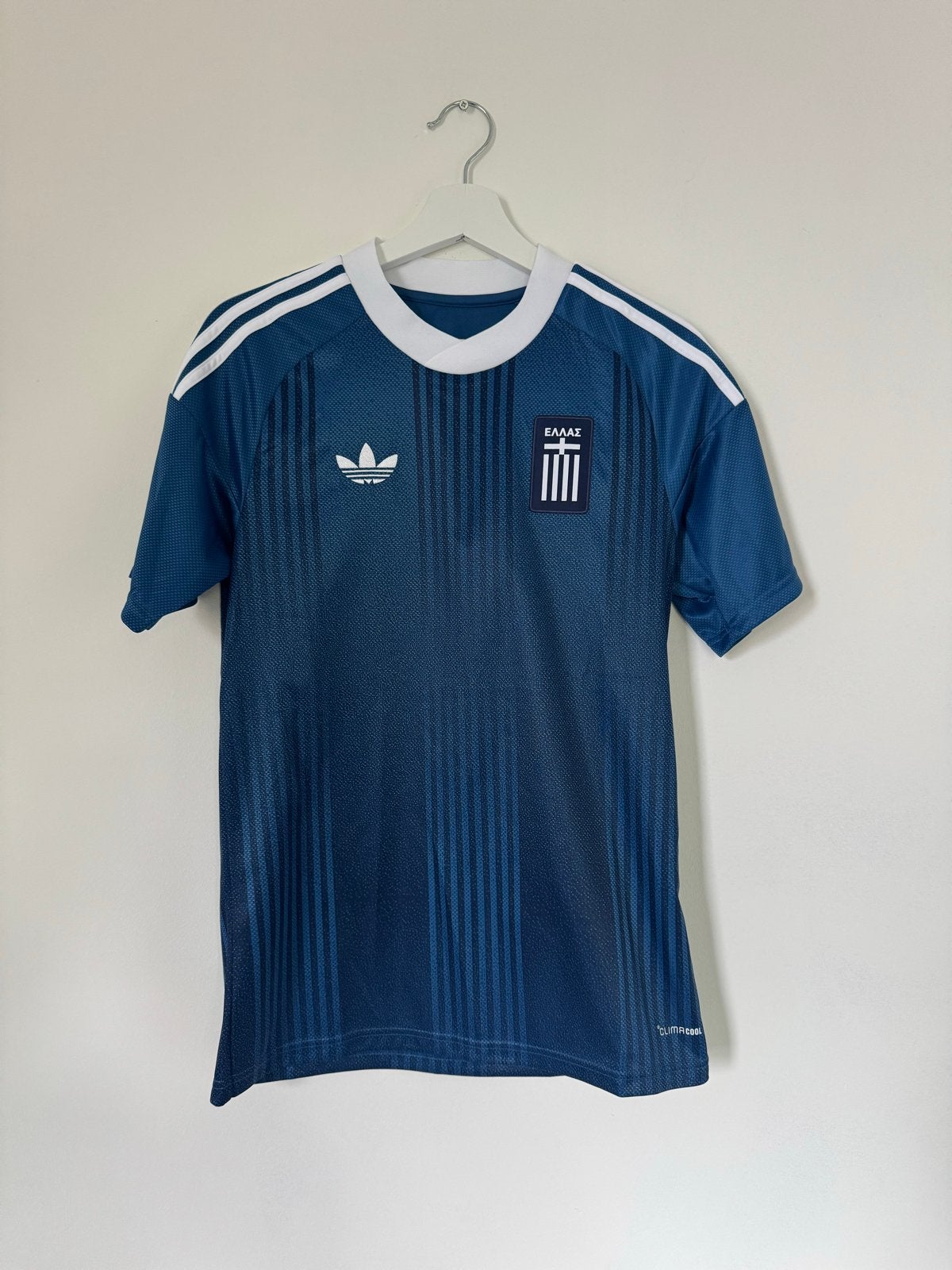 Adidas Griekenland Voetbalshirt - Maat S, Maat S, Ophalen of Verzenden, Zo goed als nieuw, Shirt
