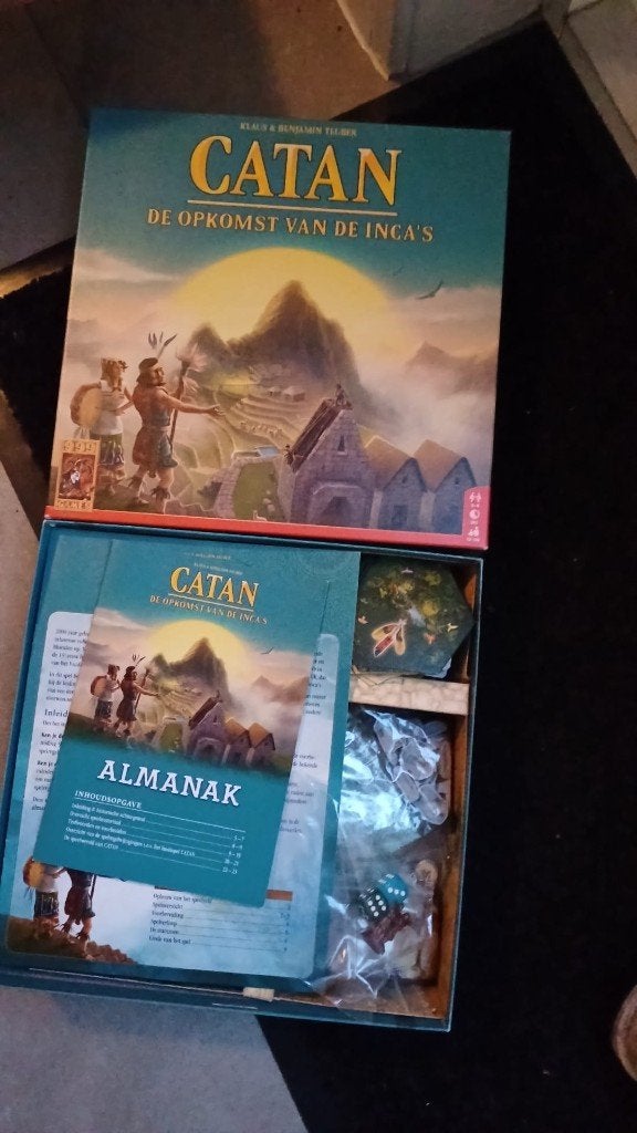 Bordspel Kolonisten van Catan opkomst van de Incas, Een of twee spelers, Ophalen of Verzenden, Nieuw, 999 Games