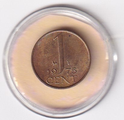 1 Cent 1975 Prachtig Mooi met diverse Muntkleuren, Postzegels en Munten, Munten | Nederland, Verzenden, Koningin Juliana, 1 cent
